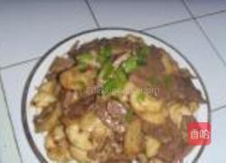 荸荠熘猪肝的做法图解9