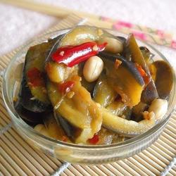 蒜蓉花生茄子的做法[图]