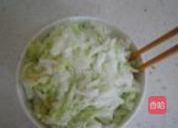 香脆白菜丝的做法图解1
