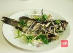 油淋黑头鱼的做法图解9