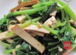 菠菜拌豆干的做法图解6