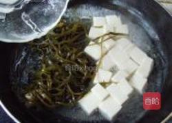 海带虾仁烩豆腐的做法图解6