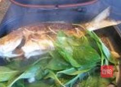 九层塔煎海鱼的做法图解6