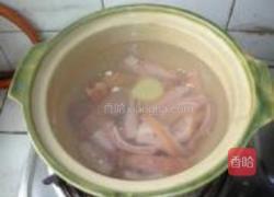 大蒜猪肚汤的做法图解3