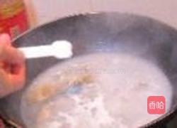 上汤茼蒿蚝仔的做法图解4