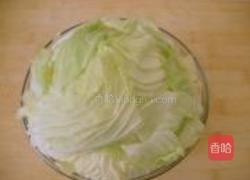 腐乳炝包菜的做法图解2