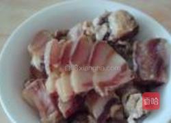 四季豆烧腊肉的做法图解2