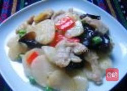 荸荠黑木耳炒肉片的做法图解9