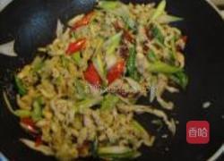 大葱炒豆丹的做法图解8