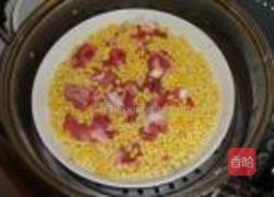 绿豆板栗蒸排骨的做法图解4