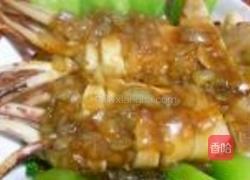 浇汁鱿鱼的做法图解6