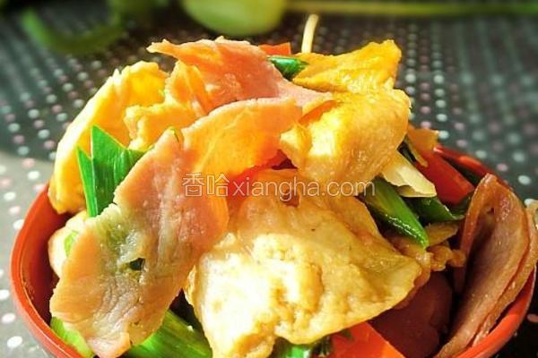 培根炒干豆腐