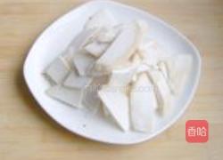 杏鲍菇双椒炒鸡丝的做法图解2