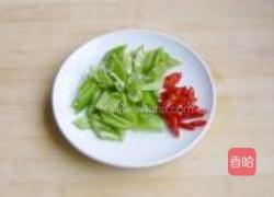 杏鲍菇双椒炒鸡丝的做法图解3