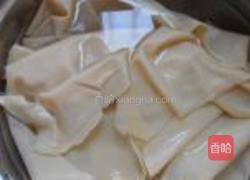 千张菠菜卷的做法图解2