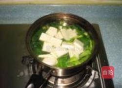 菠菜豆腐汤的做法图解5