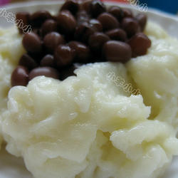 蜜豆蛋清炒牛奶的做法[图]