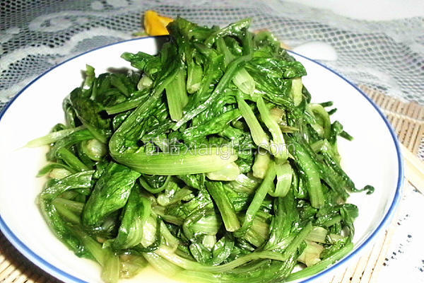 素炒油麦菜