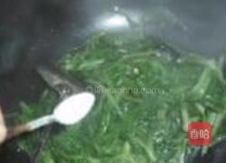 素炒油麦菜的做法图解5