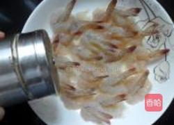 黄金凤尾虾球的做法图解4