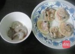 鲜虾肉糜嵌文蛤的做法图解2