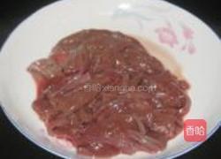 韭菜炒羊肝的做法图解2
