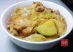 白菜粉皮炖鸡的做法图解10
