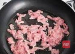 香菇蒜薹炒肉丝的做法图解4