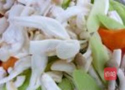 白玉菇炒乌鸡片的做法图解7