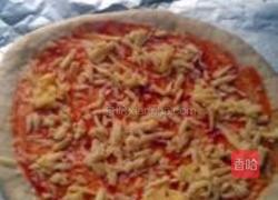 香肠香干披萨的做法图解12
