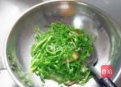 青椒毛豆炒肉丝的做法图解3