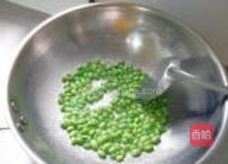 青椒毛豆炒肉丝的做法图解7