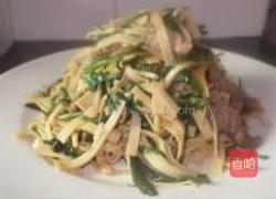 千张炒韭菜的做法图解6