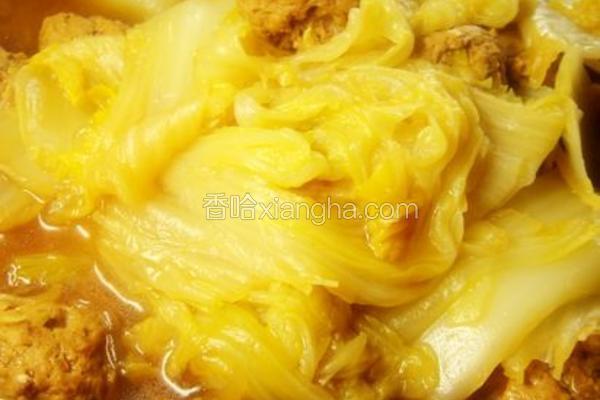 白菜肉丸炖粉条
