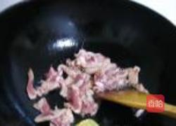 蒜台炒肉的做法图解3