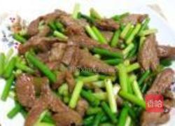 蒜台炒肉的做法图解7