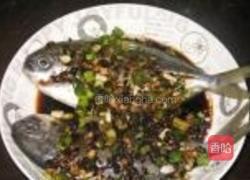 豉汁蒸南鲳鱼的做法图解3