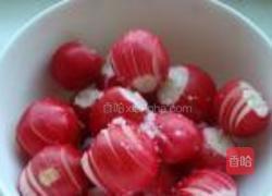 凉拌樱桃萝卜的做法图解4