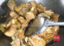 排骨炖油豆的做法图解8