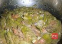 排骨炖油豆的做法图解13