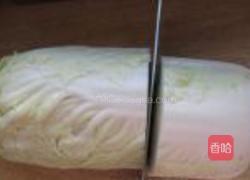 豉汁莲花白菜的做法图解1
