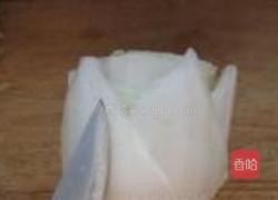 豉汁莲花白菜的做法图解3