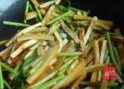 蒜薹炒香干的做法图解6