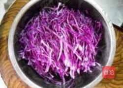 辣拌如意紫甘蓝的做法图解5