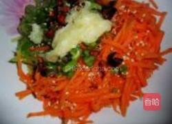 爽脆炝拌双丝的做法图解5