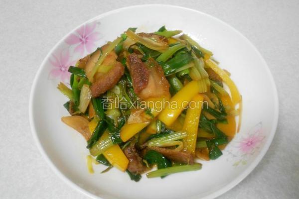 黄椒炒肉