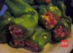辣椒塞肉的做法图解3