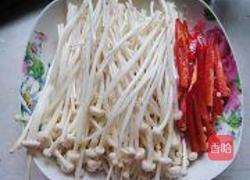 凉拌金针菇的做法图解2