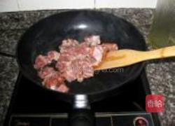 嫩姜爆兔肉的做法图解4