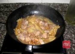 嫩姜爆兔肉的做法图解6